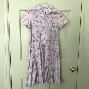 Violet floral girl’s dress